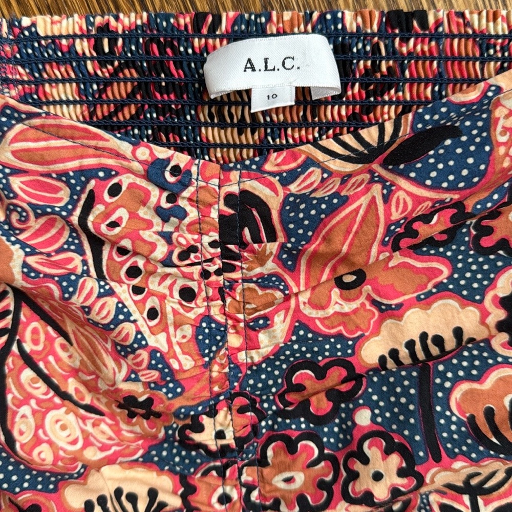 A.L.C. Multicolor Floral Blouse - like new! - Picture 3 of 8